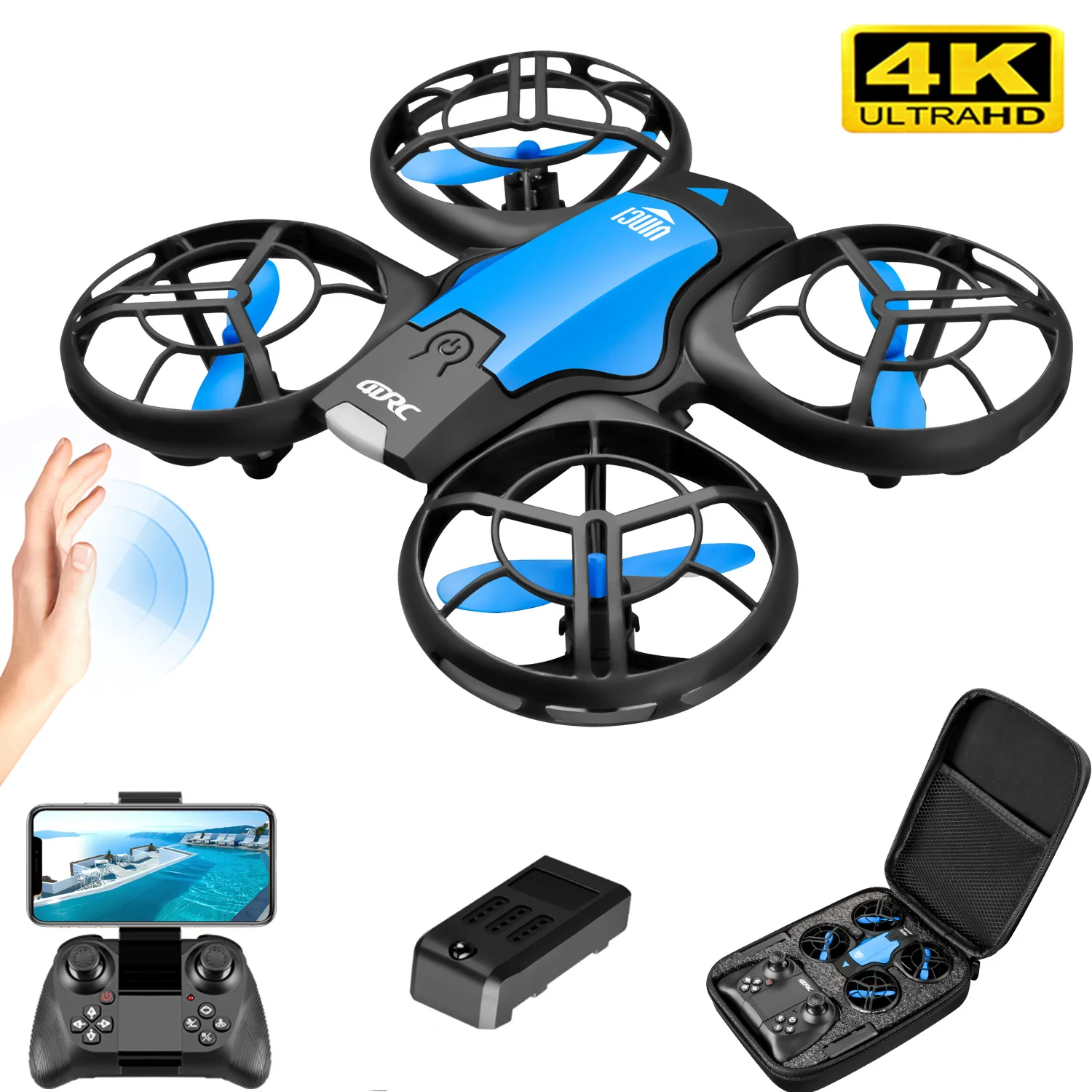 Nuevo Mini Dron V8 4K Profesio - Drone Kit Professional reseña y precio