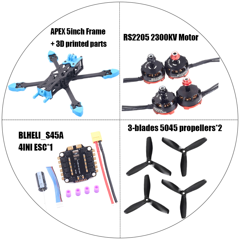 Kit de chasis para dron FPV AP - Drone Kit Octocopter reseña y precio