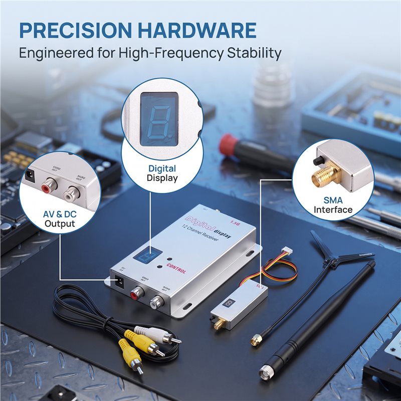 WOTT-12CH 2000Mw, transmisor y - Drone Kit Fpv reseña y precio